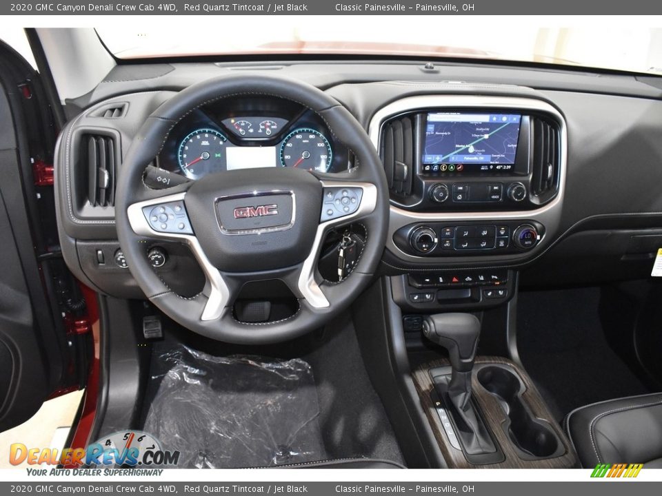 2020 GMC Canyon Denali Crew Cab 4WD Red Quartz Tintcoat / Jet Black Photo #3