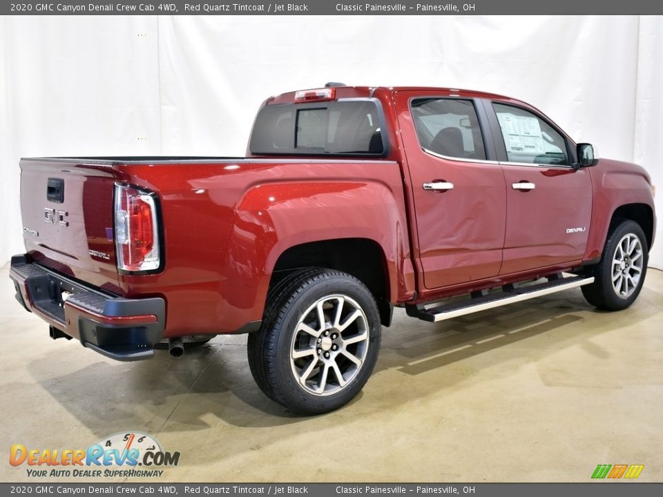 2020 GMC Canyon Denali Crew Cab 4WD Red Quartz Tintcoat / Jet Black Photo #7