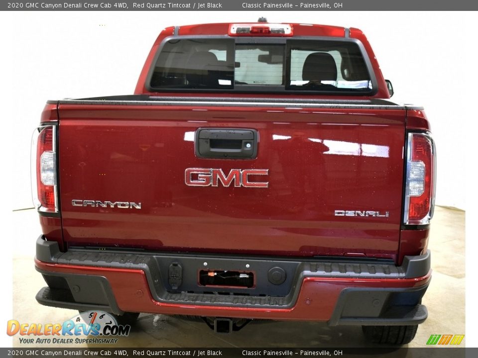 2020 GMC Canyon Denali Crew Cab 4WD Red Quartz Tintcoat / Jet Black Photo #8