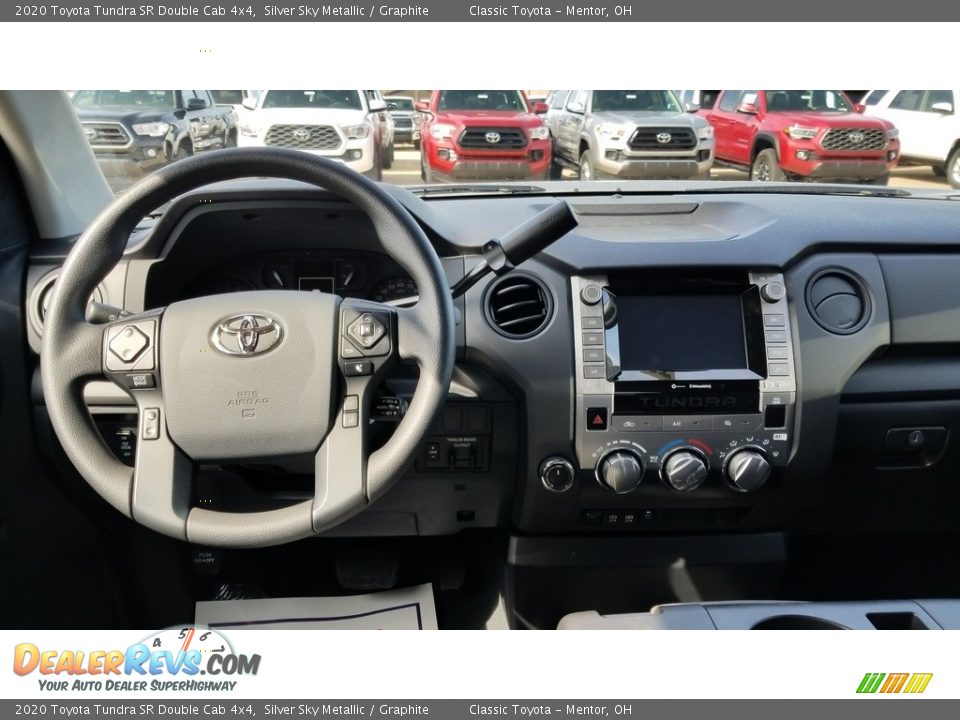 2020 Toyota Tundra SR Double Cab 4x4 Silver Sky Metallic / Graphite Photo #3