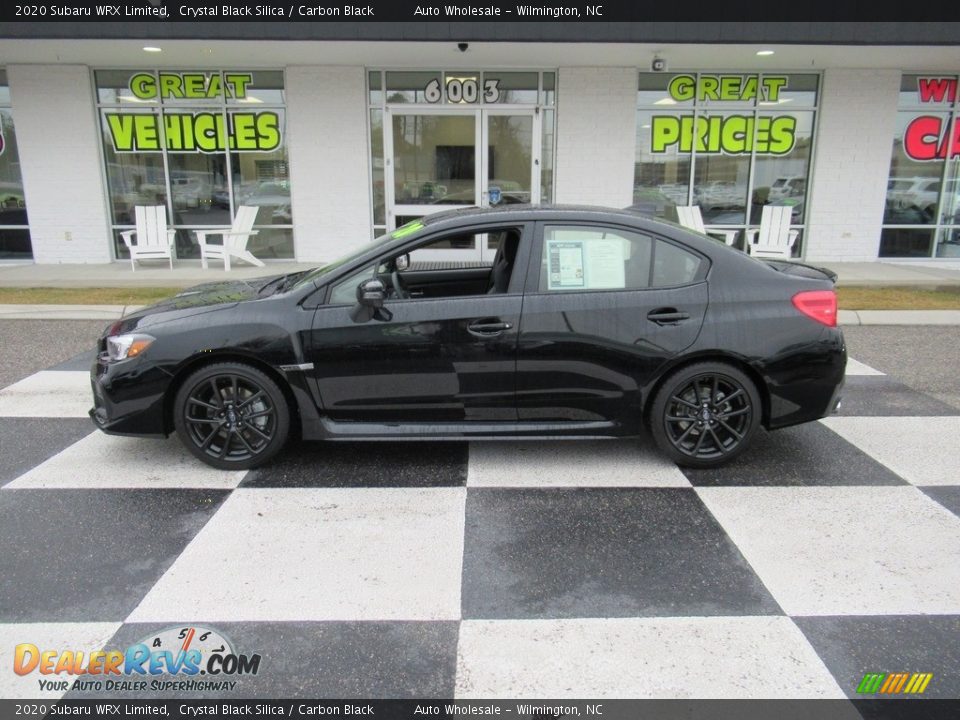 2020 Subaru WRX Limited Crystal Black Silica / Carbon Black Photo #1