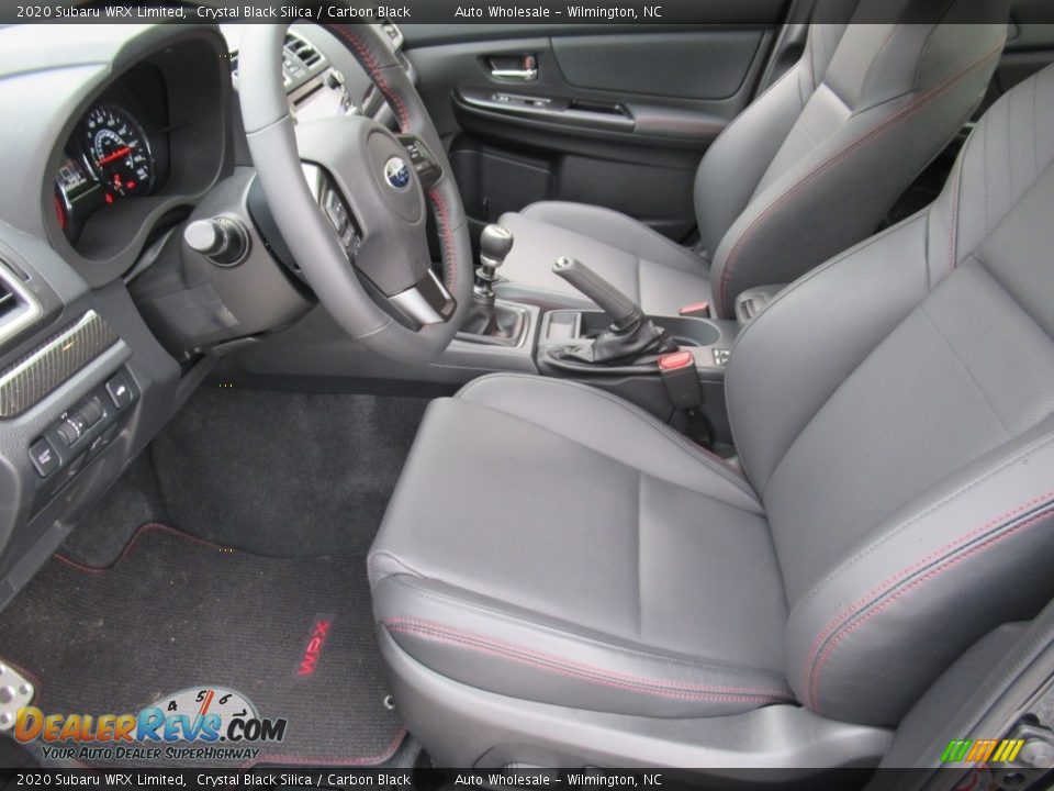 2020 Subaru WRX Limited Crystal Black Silica / Carbon Black Photo #10