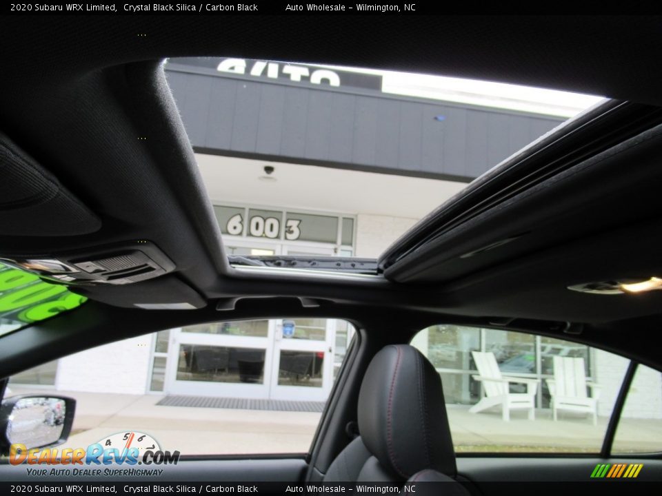 2020 Subaru WRX Limited Crystal Black Silica / Carbon Black Photo #11