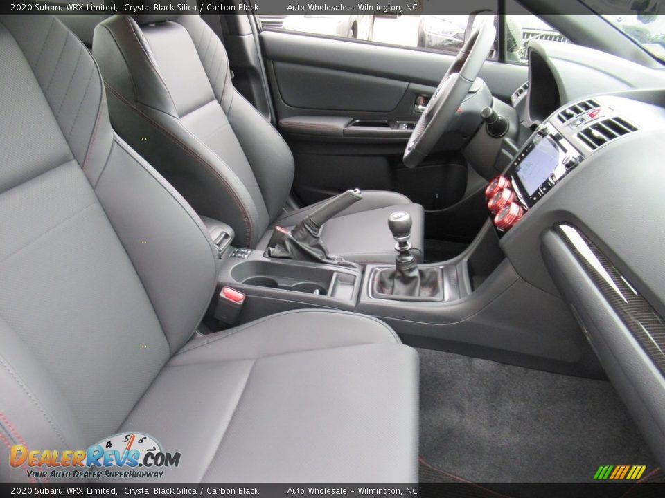 2020 Subaru WRX Limited Crystal Black Silica / Carbon Black Photo #13