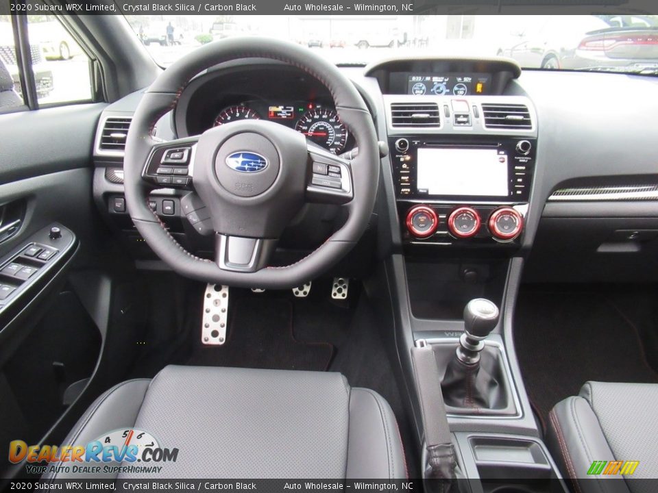 2020 Subaru WRX Limited Crystal Black Silica / Carbon Black Photo #15