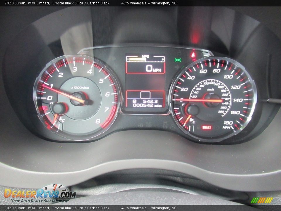 2020 Subaru WRX Limited Crystal Black Silica / Carbon Black Photo #16