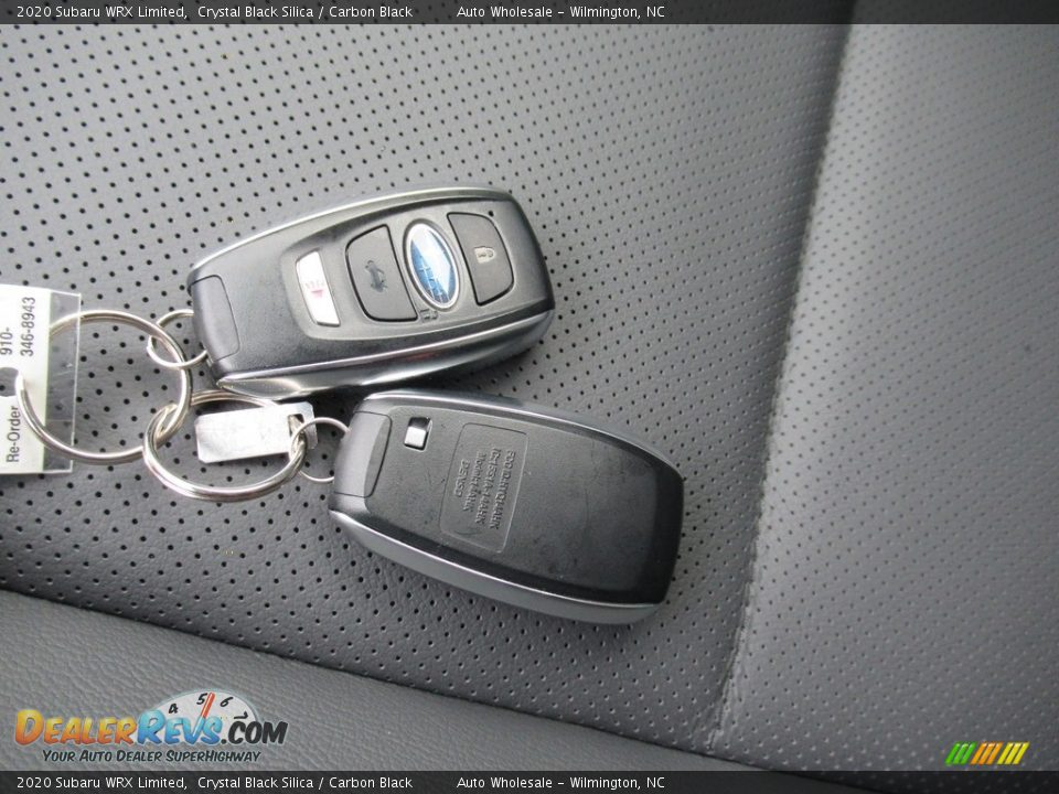 2020 Subaru WRX Limited Crystal Black Silica / Carbon Black Photo #20