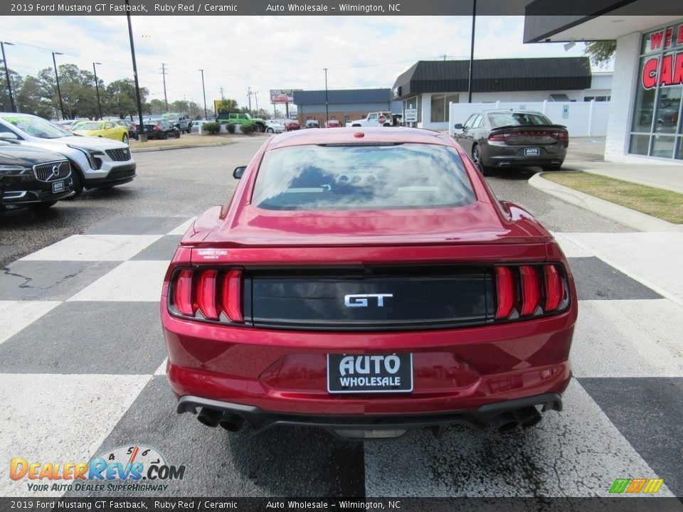 2019 Ford Mustang GT Fastback Ruby Red / Ceramic Photo #4