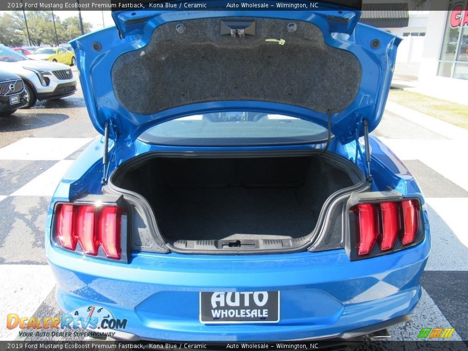 2019 Ford Mustang EcoBoost Premium Fastback Kona Blue / Ceramic Photo #5