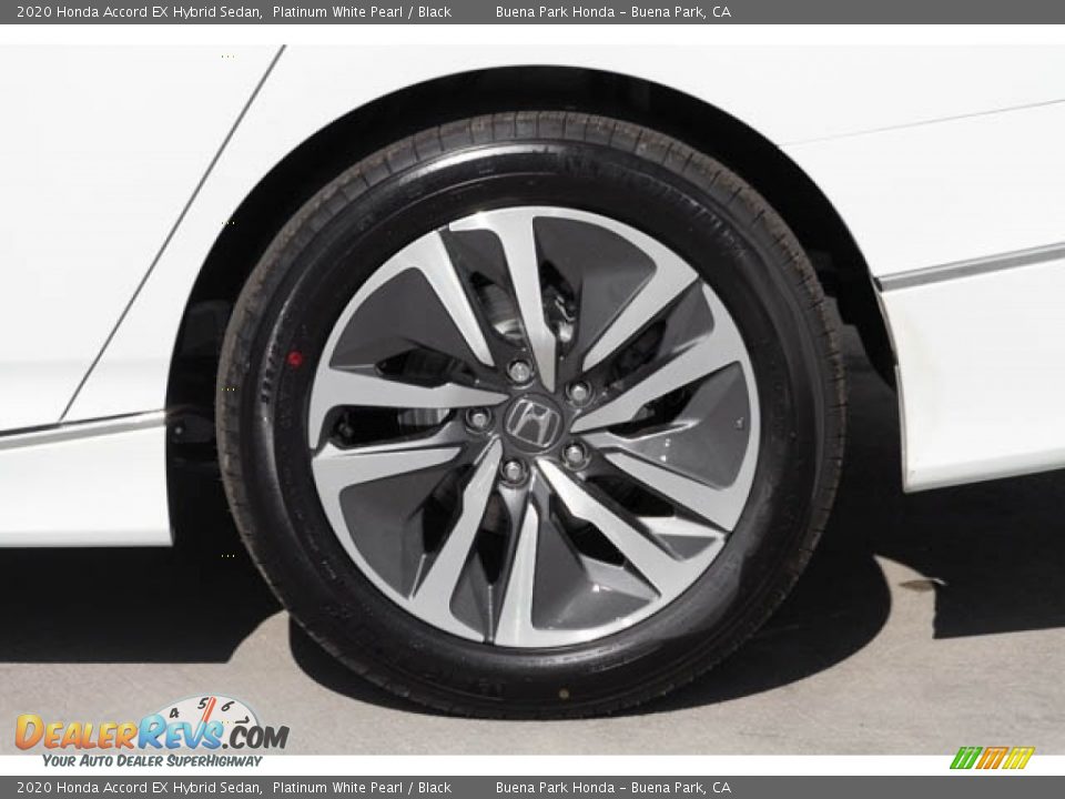 2020 Honda Accord EX Hybrid Sedan Platinum White Pearl / Black Photo #14
