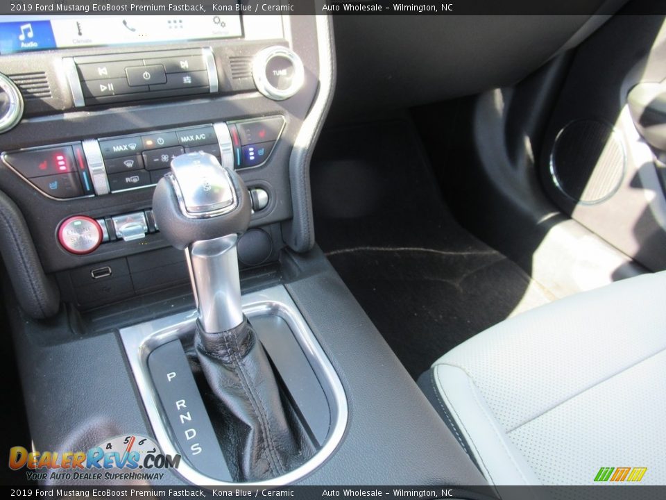 2019 Ford Mustang EcoBoost Premium Fastback Kona Blue / Ceramic Photo #19