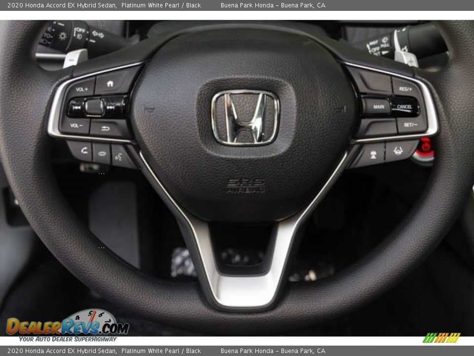 2020 Honda Accord EX Hybrid Sedan Platinum White Pearl / Black Photo #20