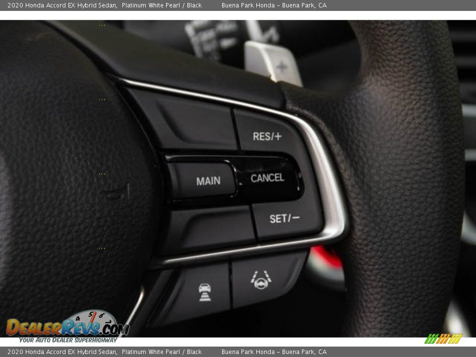 2020 Honda Accord EX Hybrid Sedan Platinum White Pearl / Black Photo #22