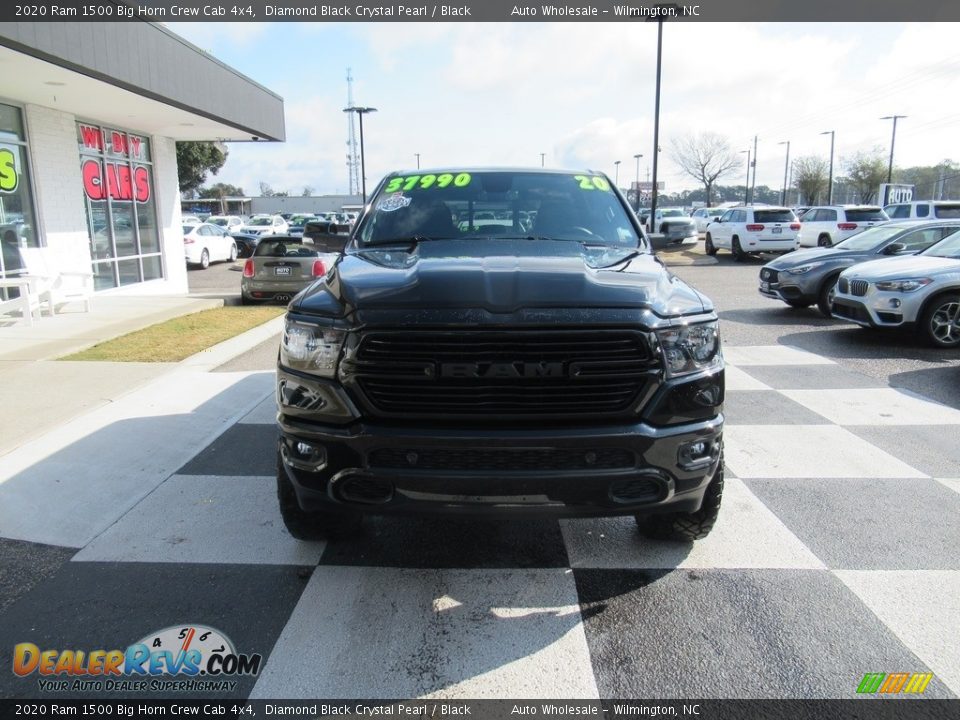 2020 Ram 1500 Big Horn Crew Cab 4x4 Diamond Black Crystal Pearl / Black Photo #2