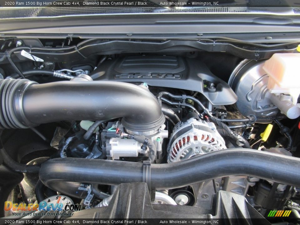 2020 Ram 1500 Big Horn Crew Cab 4x4 Diamond Black Crystal Pearl / Black Photo #6