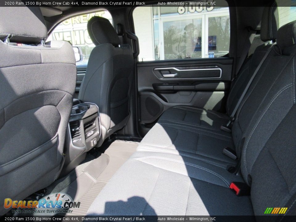 2020 Ram 1500 Big Horn Crew Cab 4x4 Diamond Black Crystal Pearl / Black Photo #12
