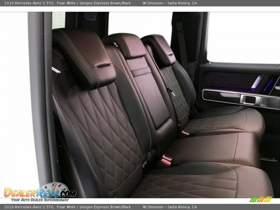 Rear Seat of 2019 Mercedes-Benz G 550 Photo #13