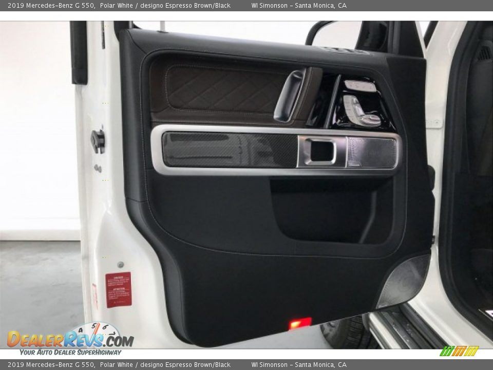 Door Panel of 2019 Mercedes-Benz G 550 Photo #25