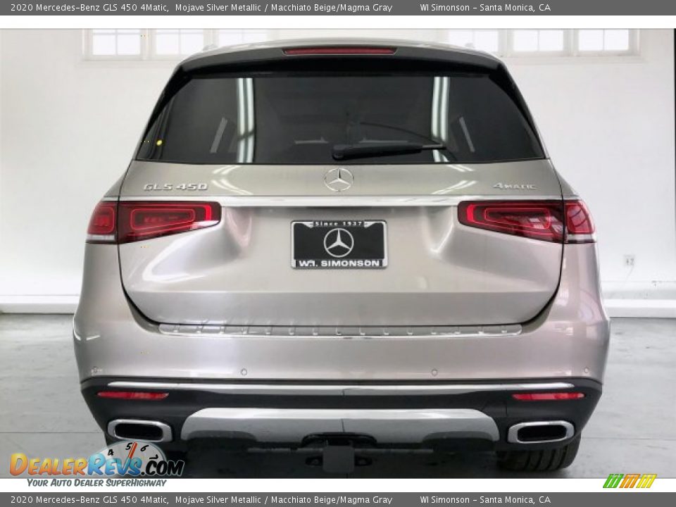 2020 Mercedes-Benz GLS 450 4Matic Mojave Silver Metallic / Macchiato Beige/Magma Gray Photo #3