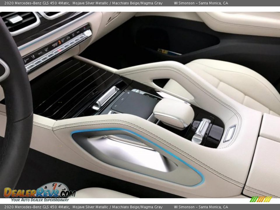 2020 Mercedes-Benz GLS 450 4Matic Mojave Silver Metallic / Macchiato Beige/Magma Gray Photo #7