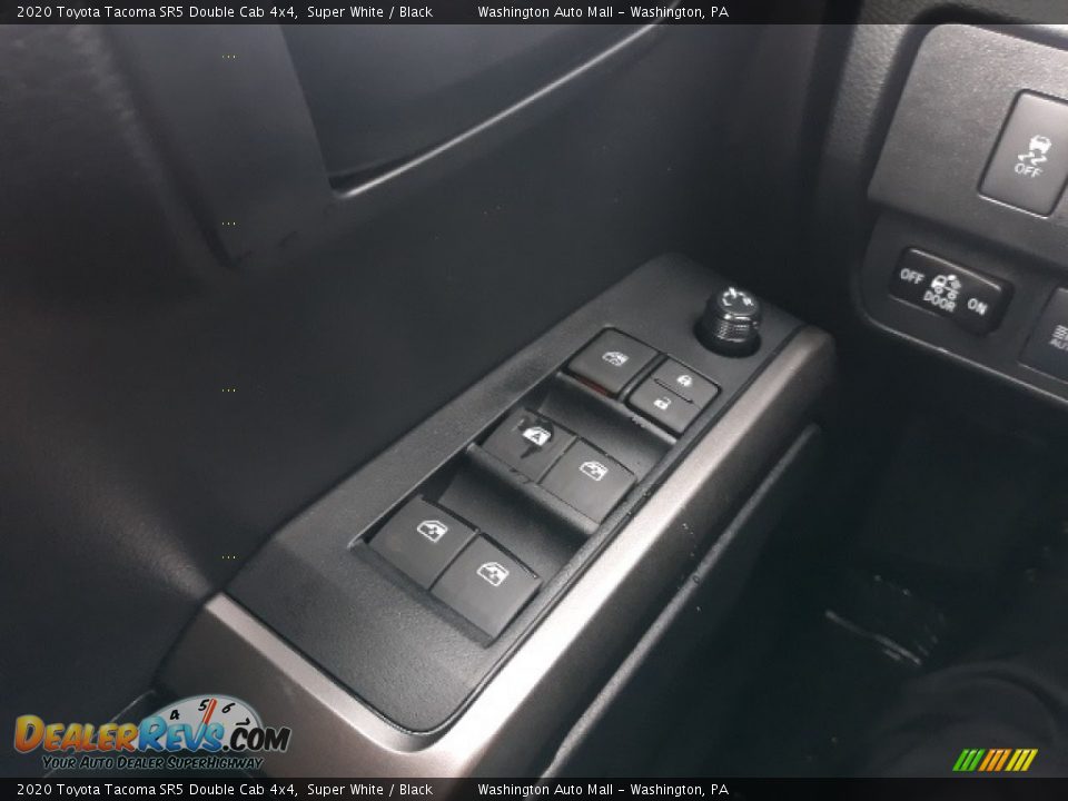 2020 Toyota Tacoma SR5 Double Cab 4x4 Super White / Black Photo #8