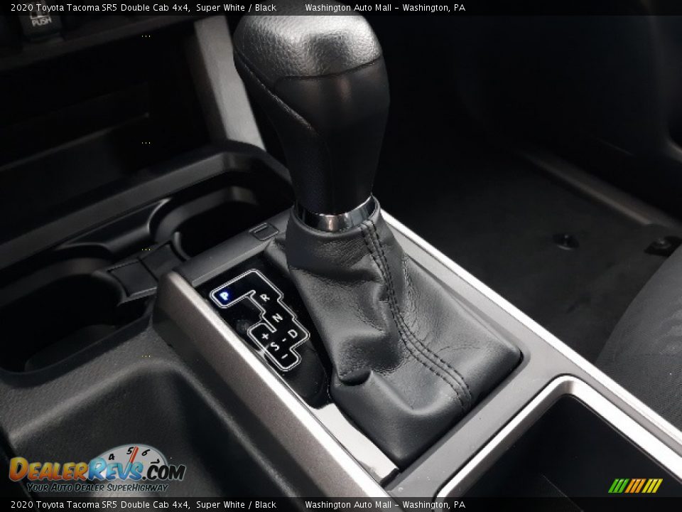 2020 Toyota Tacoma SR5 Double Cab 4x4 Super White / Black Photo #16