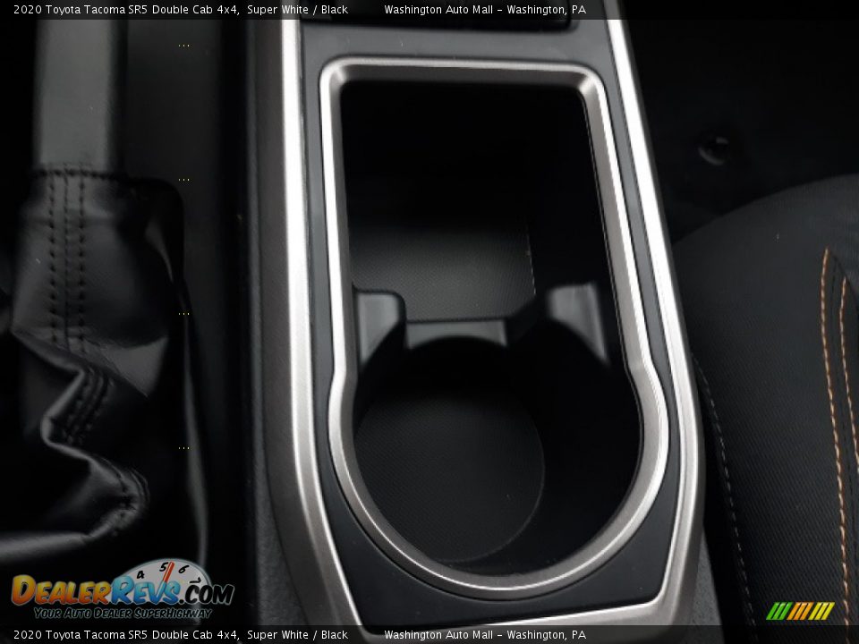 2020 Toyota Tacoma SR5 Double Cab 4x4 Super White / Black Photo #17
