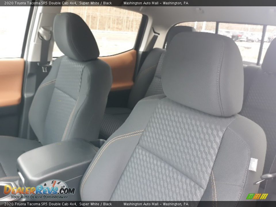 2020 Toyota Tacoma SR5 Double Cab 4x4 Super White / Black Photo #23