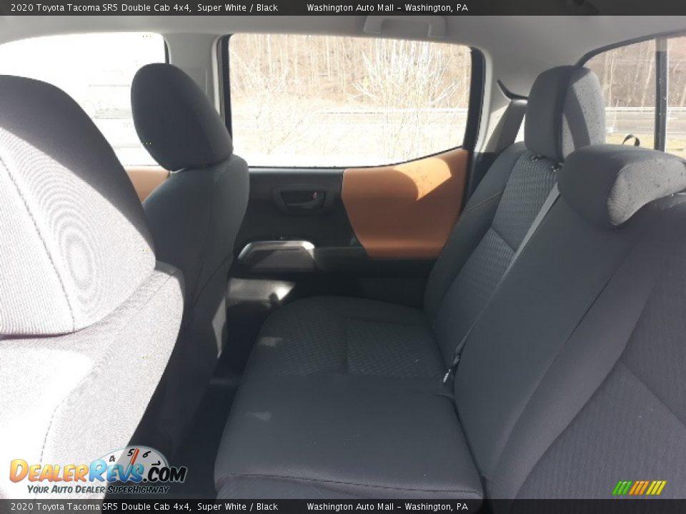 2020 Toyota Tacoma SR5 Double Cab 4x4 Super White / Black Photo #27