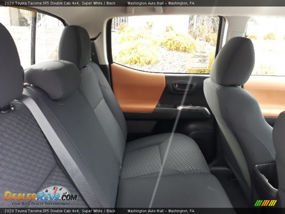 2020 Toyota Tacoma SR5 Double Cab 4x4 Super White / Black Photo #33