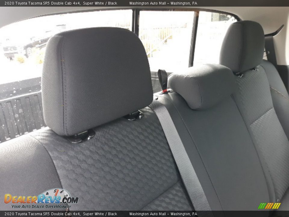 2020 Toyota Tacoma SR5 Double Cab 4x4 Super White / Black Photo #34