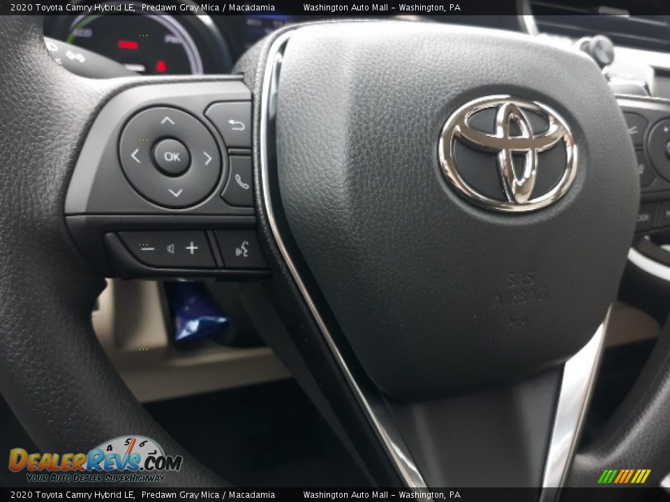 2020 Toyota Camry Hybrid LE Predawn Gray Mica / Macadamia Photo #5