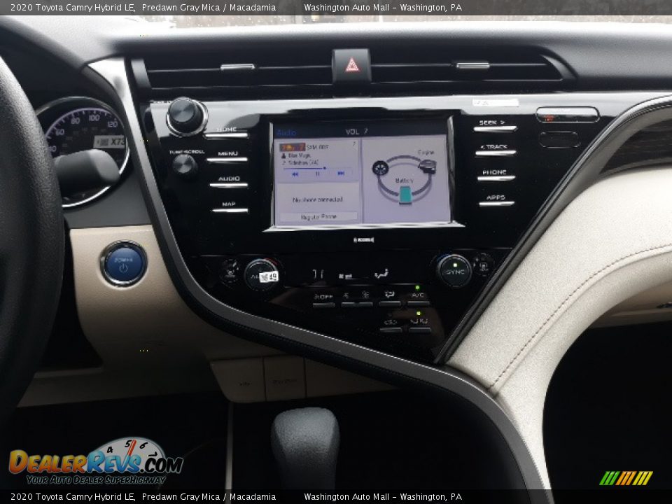 2020 Toyota Camry Hybrid LE Predawn Gray Mica / Macadamia Photo #11