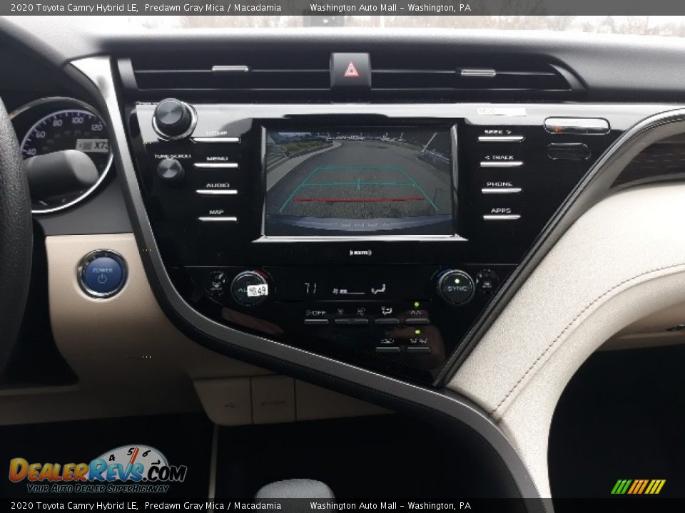 2020 Toyota Camry Hybrid LE Predawn Gray Mica / Macadamia Photo #12