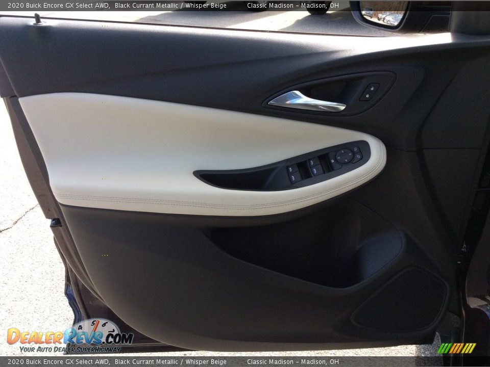 2020 Buick Encore GX Select AWD Black Currant Metallic / Whisper Beige Photo #10