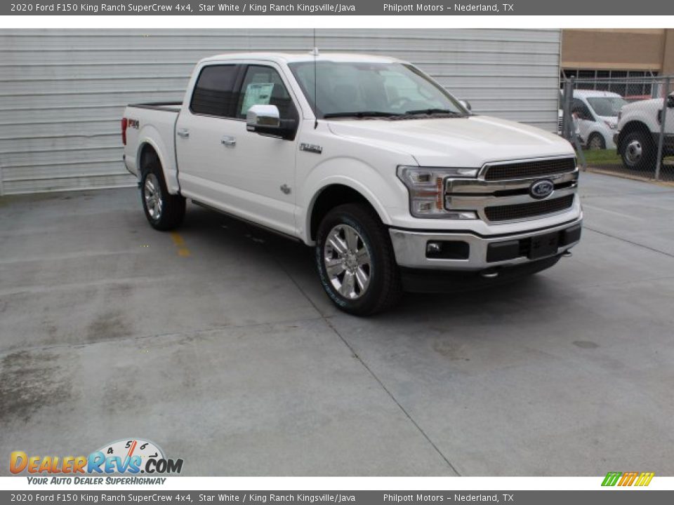 2020 Ford F150 King Ranch SuperCrew 4x4 Star White / King Ranch Kingsville/Java Photo #2