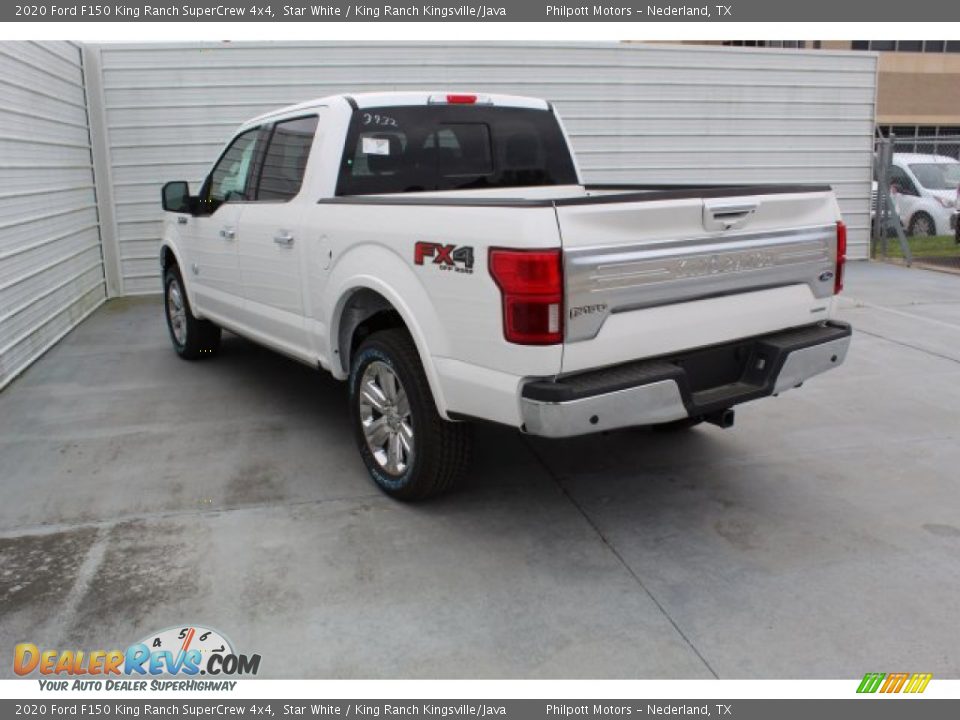 2020 Ford F150 King Ranch SuperCrew 4x4 Star White / King Ranch Kingsville/Java Photo #6