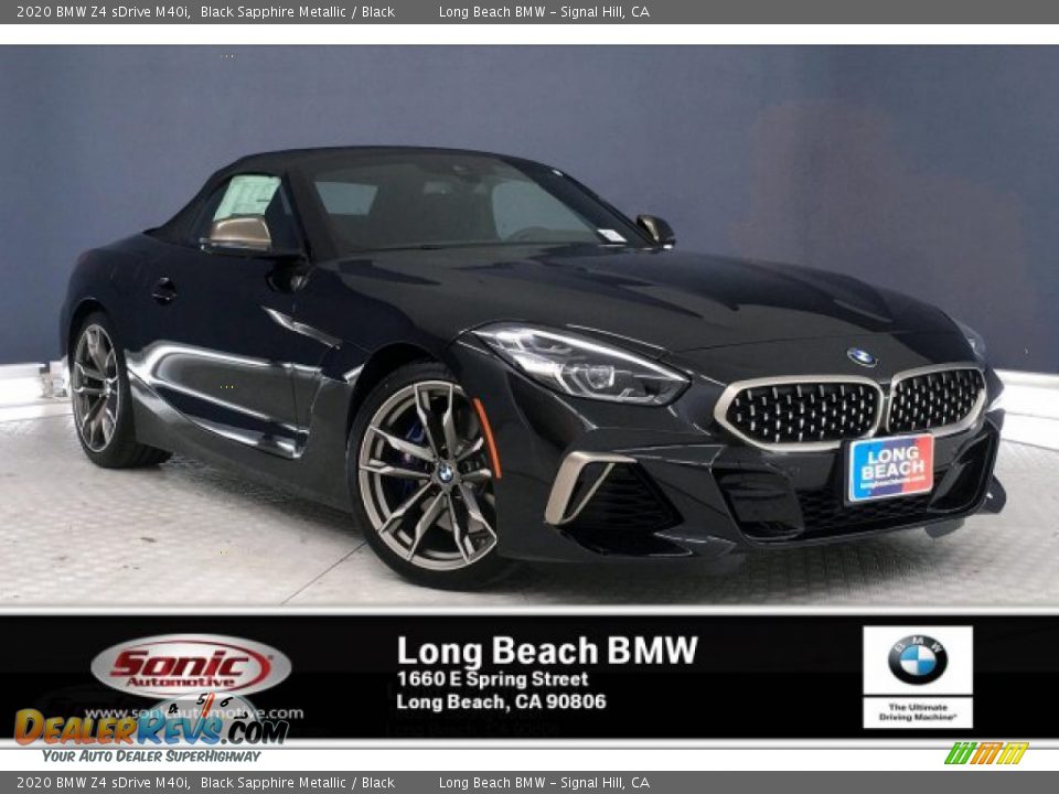 2020 BMW Z4 sDrive M40i Black Sapphire Metallic / Black Photo #1