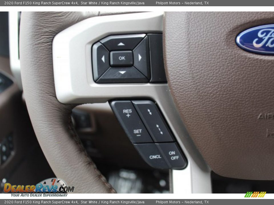 2020 Ford F150 King Ranch SuperCrew 4x4 Steering Wheel Photo #11