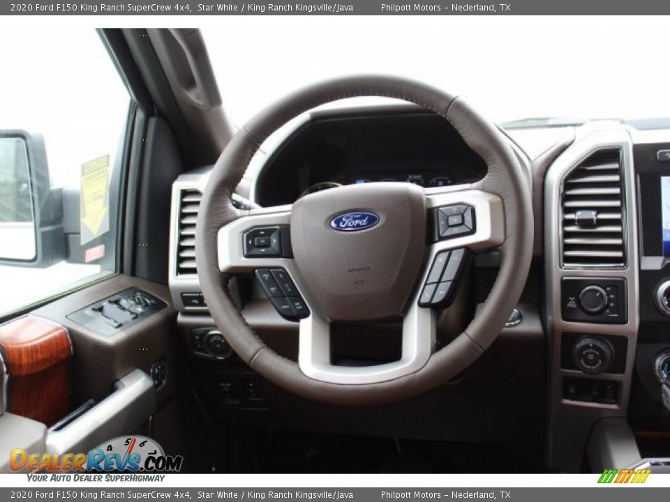 2020 Ford F150 King Ranch SuperCrew 4x4 Steering Wheel Photo #22