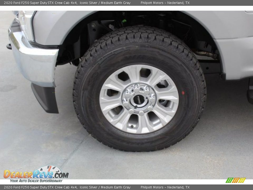 2020 Ford F250 Super Duty STX Crew Cab 4x4 Iconic Silver / Medium Earth Gray Photo #5