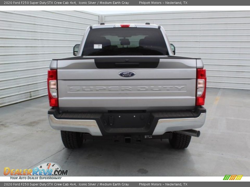 2020 Ford F250 Super Duty STX Crew Cab 4x4 Iconic Silver / Medium Earth Gray Photo #8
