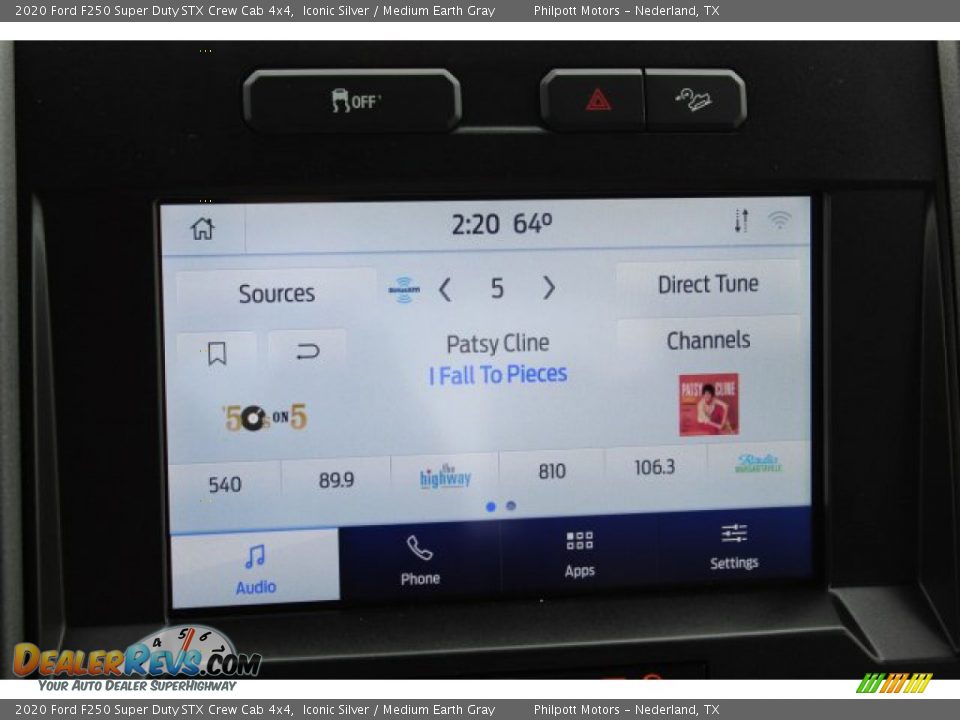 2020 Ford F250 Super Duty STX Crew Cab 4x4 Iconic Silver / Medium Earth Gray Photo #16