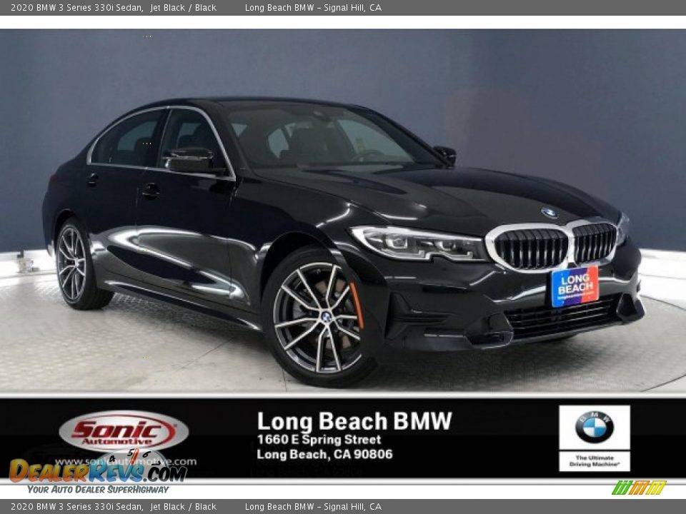 2020 BMW 3 Series 330i Sedan Jet Black / Black Photo #1