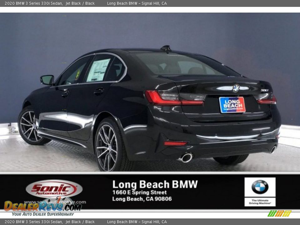 2020 BMW 3 Series 330i Sedan Jet Black / Black Photo #2