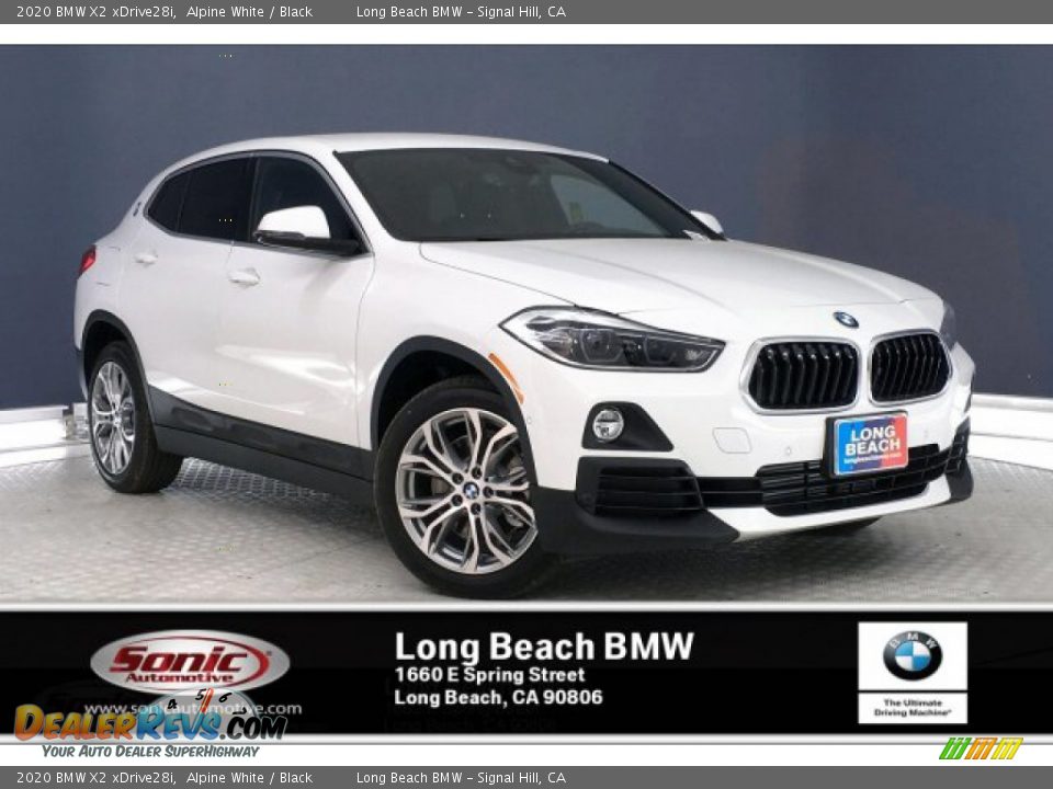 2020 BMW X2 xDrive28i Alpine White / Black Photo #1