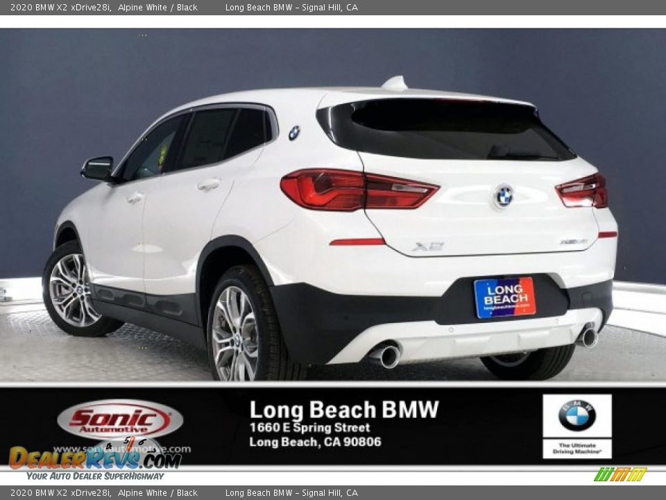 2020 BMW X2 xDrive28i Alpine White / Black Photo #2