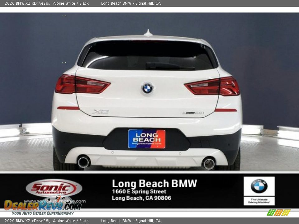 2020 BMW X2 xDrive28i Alpine White / Black Photo #3