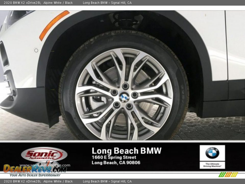 2020 BMW X2 xDrive28i Alpine White / Black Photo #9