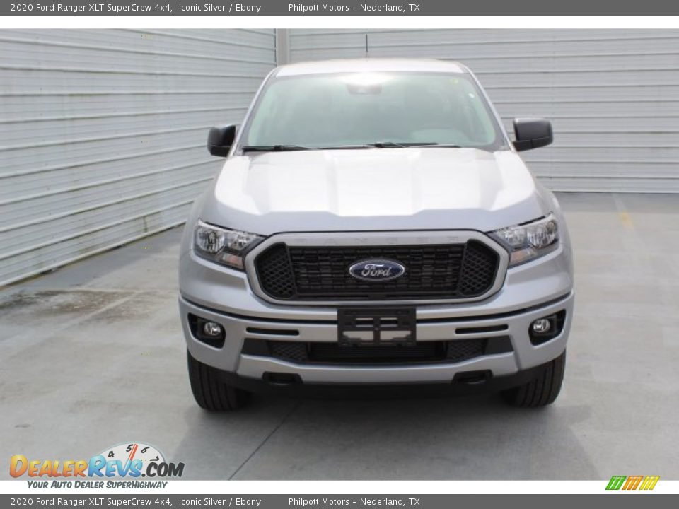 2020 Ford Ranger XLT SuperCrew 4x4 Iconic Silver / Ebony Photo #3